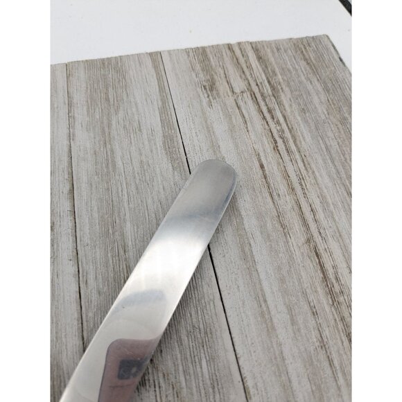 Vintage Universal Stainless Steel Spatula Cake Icing Wood Handle 9" - Picture 5 of 9